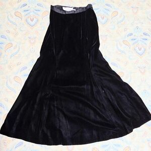 Vintage Oscar de la Renta Gala Event Opera velvet maxi skirt occasion Formal S